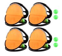 Toss and Catch Ball Set, Beach Game Toy, Outdoor Sports Equipment, Interactive Play for Parent Child Bonding, 7.68x7.68x4.13 inches, Ideal for Travel Backyard Summer Playground