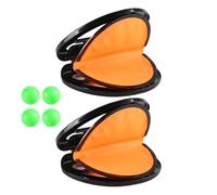 Toss and Catch Ball Set, Beach Game Toy, Outdoor Sports Equipment, Interactive Play for Parent Child Bonding, 7.68x7.68x4.13 inches, Ideal for Travel Backyard Summer Playground