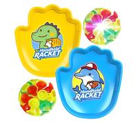 Toss Catch Paddle Game - gioco duraturo illuminato, giocattolo di addestramento delle abilità all'aperto, pagaia sportiva portatile, gioco di lancio interattivo | Il design del movimento della palla