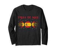 Tossa De Mar Bandiera Spagna Vacanza Spagna Souvenir Maglia a Manica
