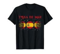 Tossa De Mar Bandiera Spagna Vacanza Spagna Souvenir Maglietta