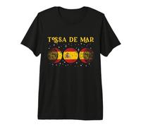 Tossa De Mar Bandiera Spagna Vacanza Spagna Souvenir Maglietta Premium