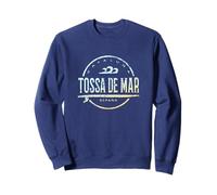 Tossa de Mar España - Retro Tossa de Mar Spagna Vintage Surf Felpa