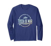 Tossa de Mar España - Retro Tossa de Mar Spagna Vintage Surf Maglia a Manica