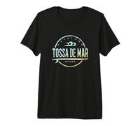 Tossa de Mar España - Retro Tossa de Mar Spagna Vintage Surf Maglietta Premium