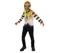 Tossico Bambino Costume Zombie Teschio & Cross Bones Halloween da