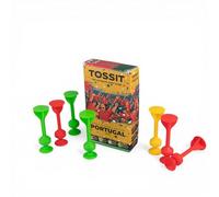 TOSSIT Gioco di Lancio Divertente con Ventosa, Interni Esterni, Si Attacca a Muri/Finestre, Alternativa Freccette, Bocce, Pétanque, Famiglia, Amici, Starter Pack, World Football Edition