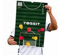 TOSSIT Poster Gioco 2 in 1: Attack & Penalty Mode per freccette a ventosa | Riposizionabile e riutilizzabile fino a 200 volte | Leggero, facile da installare | Famiglia e amici | World Football
