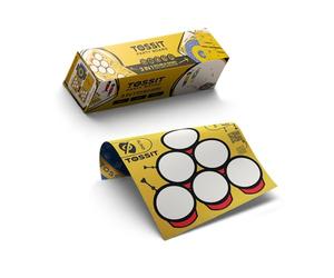 TOSSIT Tavola da Gioco per Freccette, Petanque Interno Esterno, Silicone di Alta qualità, Molteplici Modi di Gioco, Divertimento con Amici E Famiglia, Trasportabile Arrotolabile, Versione Party