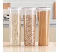 TOSSPER 1 Pz Spaghetti Box Bottiglia per Stoccaggio Bottiglia Plactic Plactic Balcsanti Canister Cucina Cereali Organizzare Contenitori