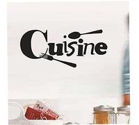TOSSPER Autoadesivi Cucina Francese Parole Francesi Adesivi Cucina Adesivi per Cucina Home Decor Decorazioni Murale Decalcomania Decalcomania per Il Ristorante Cafe
