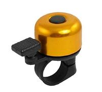 TOSSPER Campana della Bicicletta Montagna ' del Manubrio della Bici Columniform Forma Allarme Corno Nero Arancione 0.8" Diametro