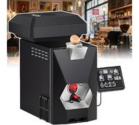 Tostacaffè elettrico ad aria calda migliorato - Macchina professionale per tostare i chicchi di caffè per uso domestico/commerciale, capacità 200 g, vassoio per mobile