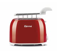 Tostapane 2 Pinze Bombato con Timer Rosso 750 Watt TP10 Girmi