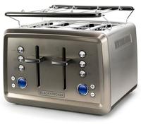 Tostapane 4 fette in acciaio inox potenza 1960 w bxto1960e black+decker