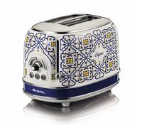 Ariete 155 Tostapane Capri, 810W, 2 fette, 6 livelli di doratura, Vassoio raccogli briciole, Funzione defrost, Espulsione automatica, Senza pinze