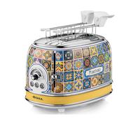 Ariete 155 Tostapane Positano, 810W, 2 fette, 6 livelli di doratura, Vassoio raccogli briciole, Funzione defrost, Espulsione automatica
