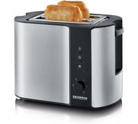 Tostapane automatico Severin At 2589 a 2 scomparti in acciaio inossidabile nero opaco 800 W