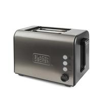 Tostapane Black & Decker BXTO900E 2 Fette Acciaio Inox 900 W Nero
