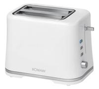 Tostapane Bomann TA 1577 CB 2 Fessure 870 W Scongelamento Riscaldamento Bianco