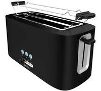 Cecotec Tostapane Toast&Taste 16000 Extra Double. 1630 W, Plastica con 2 fessure lunghe extra-larghe, 3 Funzione predefinite