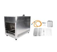Tostapane commerciale in acciaio inossidabile senza fumo 4000w attrezzature per ristoranti elettrici per bistecca di pane da professionale ad alta efficienza durevole