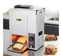 Tostapane Commerciale Verticale Per Hamburger, 2000W, Macchina Automatica Burger Per Spazi Piccoli, Doppia Ingresso, Spessore E Temperatura Regolabili, 1400 Fette/Ora Per Snack Bar