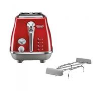 Tostapane DeLonghi Icona Capitals CTOC 2103.R, 900 W - Rosso