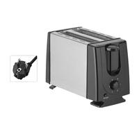 Tostapane Elettrico Compatto Tostapane a 2 Fessure Leggero per Ufficio,