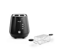 Tostapane elettrico DeLonghi Eclettica CTY2103.BK, 900 W - Nero