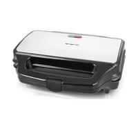 Emerio - Tostapane XXL adatto per toast di tutte le dimensioni, privo di BPA, forma a conchiglia, facile da pulire, il formaggio non cola, per la casa e il giardino, testato 03/2019, 900 Watt