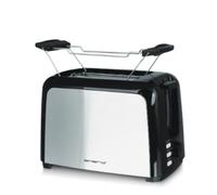 Emerio Tostapane 2 fessure extra larghe inox Termostato 7 livelli centraggio cassetto briciole