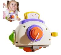 Tostapane giocattolo per bambini, tostapane da cucina giocattolo, tostapane per bambini divertenti - Giocattolo per l'apprendimento precoce, simpatico giocattolo per la macchina del pane per