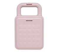 Tostapane Grill Elettrico Fit Grill Tostapane Domestico 650 W Grill/Tostapane Multifunzionale E Sano per Colazione Tostapane Elettrico A Pressione per Pane(Rosa)