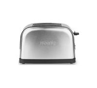 H.Koenig Tostapane Grill in acciao Inox 2 Fette TOAS7 Ampie Fessure, 6 Livelli di Doratura, Scongelamento, Tostatura rapida e uniforme, Facile Pulizia, 850 W