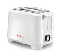 Tostapane Moulinex LT140111 2 fette 800W Bianco con Termostato e Funzioni Multiple