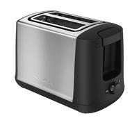 Tostapane MOULINEX LT3408K, acciaio inox, 2 scomparti, 7 livelli di doratura, funzione scongelamento e cassetto raccoglibriciole
