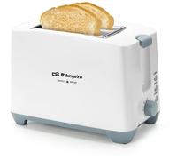 Tostapane Orbegozo TO 3020 a 2 fette, 750 W, bianco