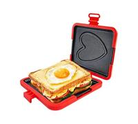 Tostapane per microonde antiaderente - Macchina per e vassoio per frutta e verdura, mini padella multifunzionale per colazione con formaggio grigliato, conservazione facile da pulire per viaggi