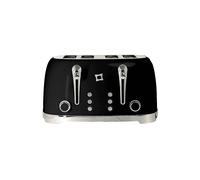 FIRST CLASS TOSTAPANE Nero doppio Stile Vintage con Corpo in Acciaio