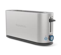 Taurus - Tostapane Mytoast Legend | 1000W | Fessura Extra Larga 260x42 mm | 7 Livelli di Tostatura | Scongelamento, Riscaldamento | Vassoio Raccoglibriciole Estraibile | Acciaio Inox