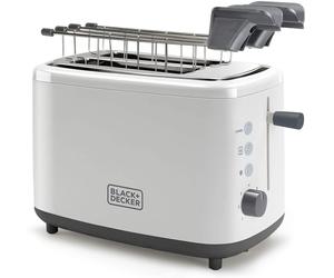 Tostapane tostiera colore bianco Black Decker 820w BXTOA820E