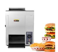 Tostapane Verticale A Catena, 2000W, Macchina Commerciale Riscalda Hamburger, Completamente Automatica Con Temperatura E Spessore Regolabili, Riscaldamento Rapido Per Ristorante