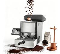 Tostatrice Elettrica per Caffè 300 g, Tostatura Automatica, Tostatrice per Chicchi di Caffè Intelligente per la Casa, Display Digitale, Modalità Automatica e Manuale, per Tostatrice per Caffè