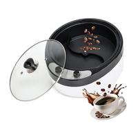 Tostatrice Elettrica per Caffè In Grani, Tostatrice Domestica da 800 G, Padella Antiaderente, Temperatura Regolabile da 0 a 240 °C, Design Angolato a 45°, per Bar/casa, Non Richiede Fornello