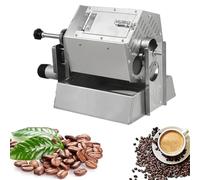 Tostatrice Elettrica per Chicchi di Caffè, Tostatrice per Caffè a Tamburo In Acciaio Inossidabile da 800 G con Termometro, Calore Uniforme a 360°, Tostatrice per Caffè da 3,4 Litri per Chicchi di Noci