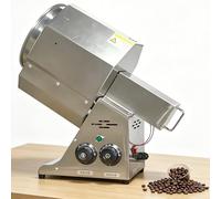 Tostatrice Elettrica per Frutta a Guscio, Chicchi di Caffè e Orzo Con Temperatura Regolabile e Timer,Design a Rullo Verticale a 360° per Uso Domestico,Acciaio Inossidabile per Uso Alimentare (2500w )