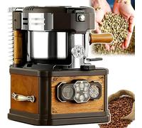 Tostatrice for chicchi di caffè nostalgica for la casa,con controllo preciso della temperatura,3modalità di cottura e sistema di separazione dei gusci dei chicchi