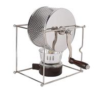 Tostatrice manuale per chicchi di caffè Mini rulli in acciaio inossidabile con manico per la cottura del caffè fai da te in casa Materiale per uso alimentare 160x120x145mm