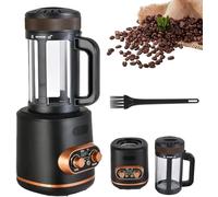 Tostatrice Per Caffè Da 2400 W, Tostatrice Per Caffè In Grani Ad Aria Calda, 300 G Con Timer E Temperatura Regolabile, Raffreddamento Automatico, Camera Di Osservazione In Vetro Perfetta Per